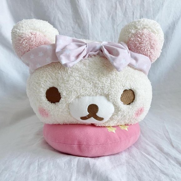 Rilakkuma and Korilakkuma - Pajama Party Lying Down Plushie (NWT) - Picture 4 of 8
